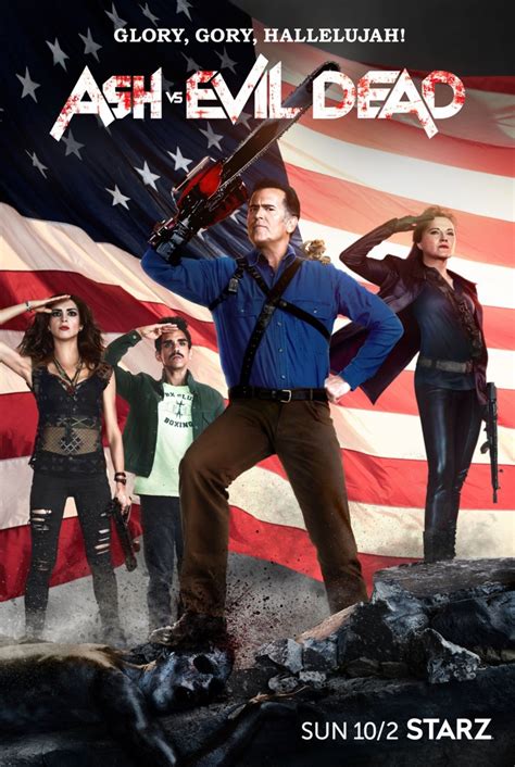 Ash Vs Evil Dead Season 2 New Poster Gets Patriotic Scifinow