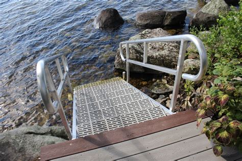 Aluminum Dock Stairs Great Northern Docks