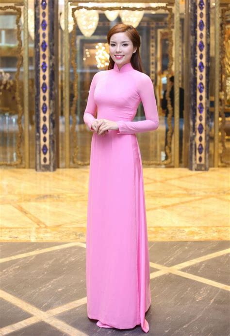 Brilliant Pink Silk Ao Dai Vietnam For Sale Hien Thao Shop