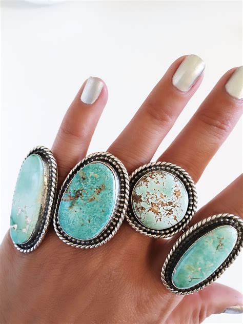 Gypsylovinlight Ooak Handmade Turquoise Rings Handmade Turquoise Ring