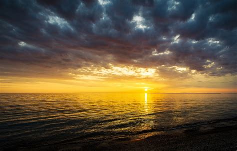 Photography Landscape Nature Aerial View Sea Beach Clouds Sunset