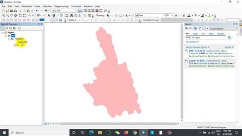 How To Convert Kml To Shapefile In Arcmap Youtube