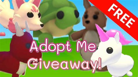 Roblox Adopt Me Legendary Pet Giveaway Giveaway Every 1k Subs Youtube