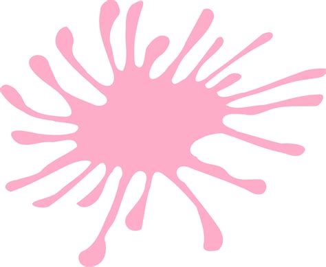 Pink Splatter Png Free Logo Image