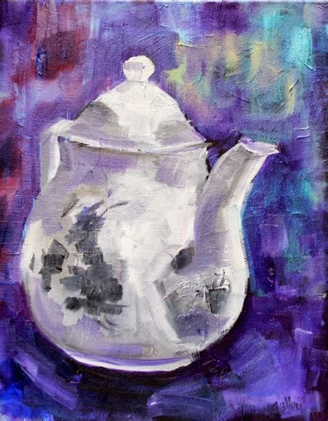 Maggie S Daily Painting Modern Monday Patience Set Design Teapots