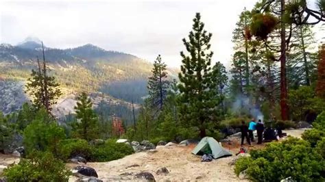 Time Lapse Wilderness Camping In Yosemite Youtube