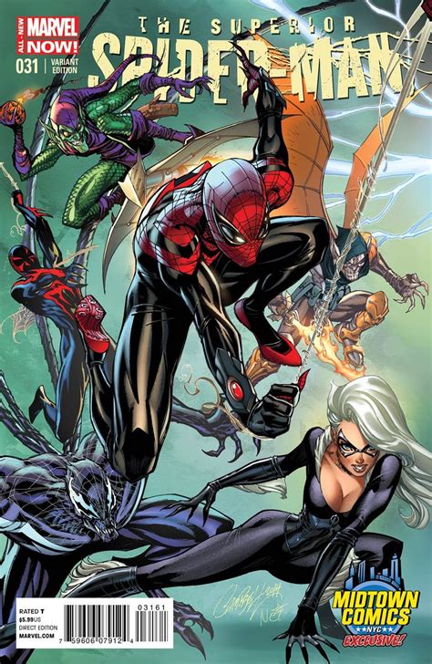Superior Spider Man 31 Cover B Midtown Exclusive J Scott Campbell