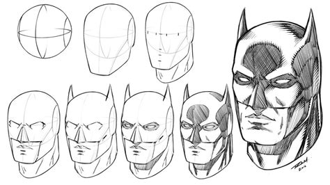 Batman Mask How To Draw Step By Step Tutorial By Robertmarzullo