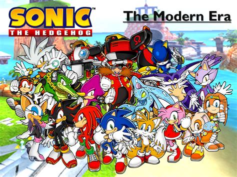 Sonic The Hedgehog The Modern Era By Kidbobobo On Deviantart