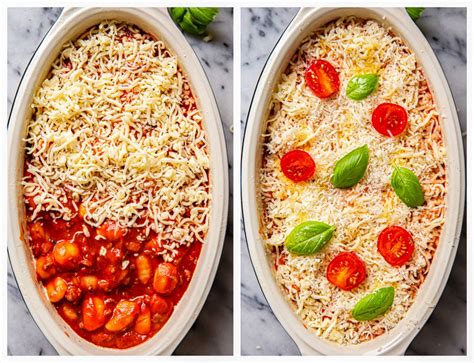 Baked Gnocchi With Meat Sauce And Mozzarella Recipe