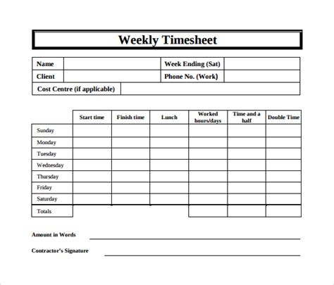 Track and calculate total regular and overtime hours for an employee every day of the week using this employee timecard template. Weekly Timesheet Template | Template Business