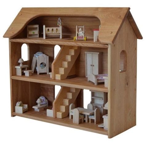 Handcrafted Natural Wooden Toy Dollhouse Waldorf Etsy