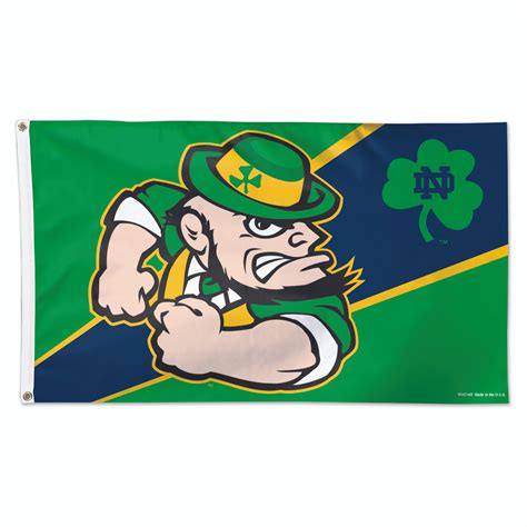 Notre Dame Shamrock Deluxe 3 X 5 Flag Fredsflags