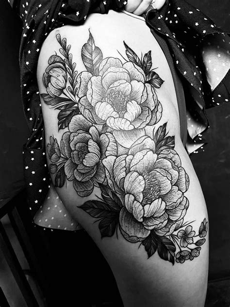 Pin By Jess Archibald On Tattoospiercings Hip Tattoo Peonies Tattoo