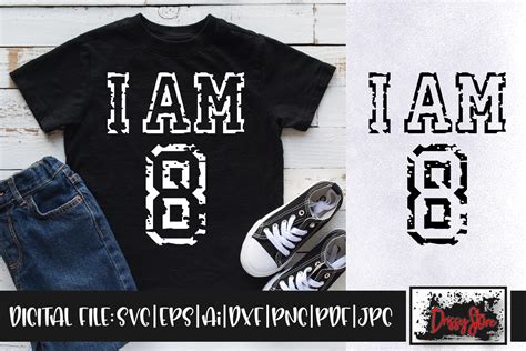 I Am 8 Grunge Graphic By Drissystore · Creative Fabrica