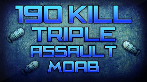MW3 190 8 TRIPLE ASSAULT MOAB World S First Modern Warfare 3