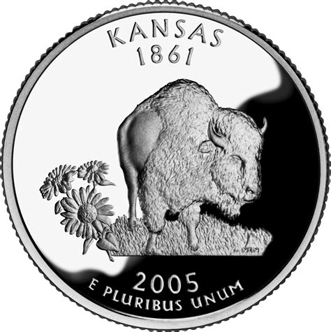 2005 Kansas State Quarter Sell Silver State Quarters
