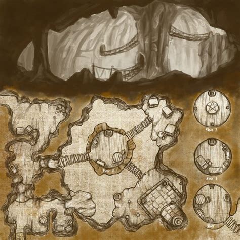 Bg Pilier By Gogots Fantasy Map Dungeon Maps Tabletop