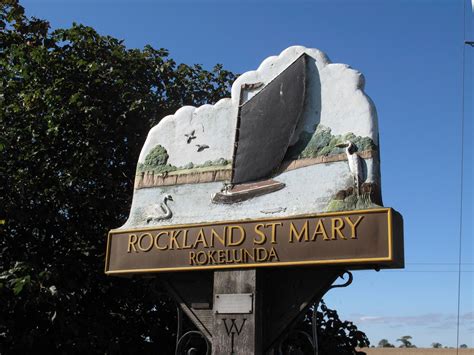 The Village of Rockland St Mary, Norfolk | City sign, Norfolk england