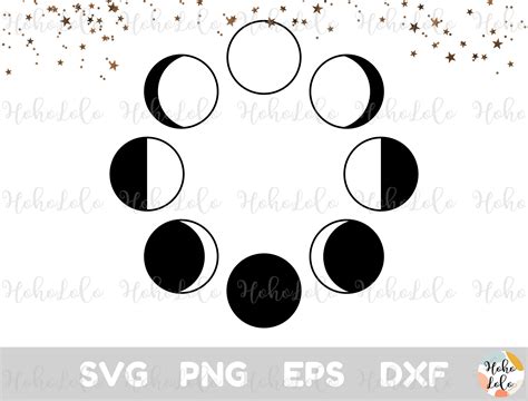 Moon Phases Svg