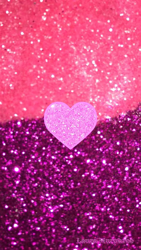 Glitter Cute Pink Wallpaper For Phone Download Free Mock Up