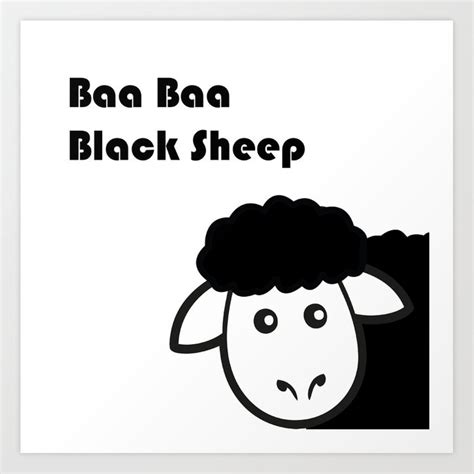 Audible audiobook $0.00 $ 0. Baa Baa Black Sheep Art Print by xiaoxue | Society6