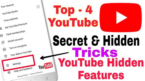 Top 4 Hidden And Secret Features Of Youtube Youtube Hidden And Secret