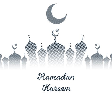 Mosque Ramadan Kareem Vector Hd Images Ramadan Kareem With Silhouette