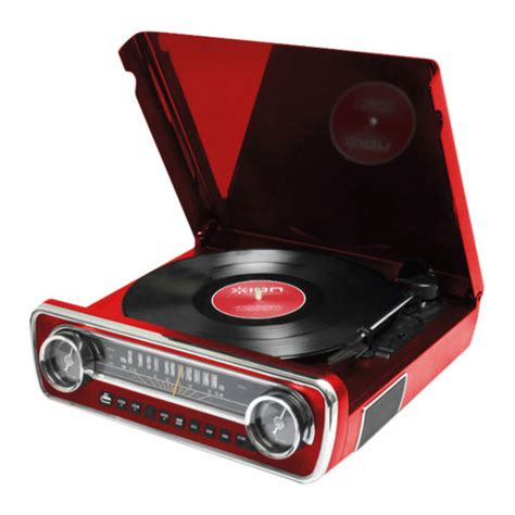 Ion Audio Mustang 4in1 Turntable Red Rockit Record Players Reviews