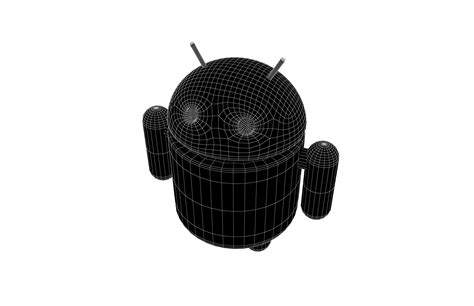3d Model Android Robot V1 008 Vr Ar Low Poly Cgtrader