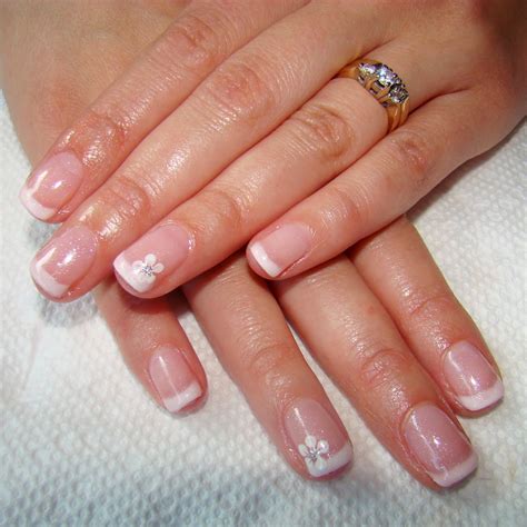 Pretty Nails And Tea French Manicure Using Fingerpaints Soak Off Gel