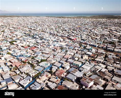Aerial View Overhead Townships In South Africa Stock Photo Alamy