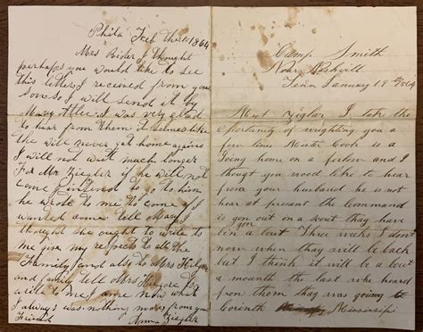 Two Civil War Letters And The Stories They Tell Owlcation