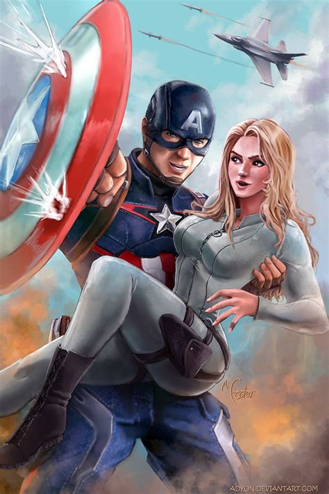 captain america and sharon carter by adyon on deviantart