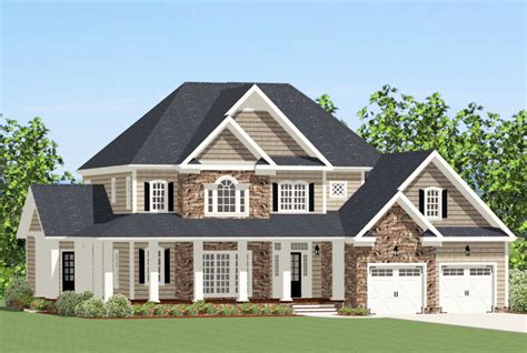 Grand Traditional House Plan 46263la Architectural Designs House