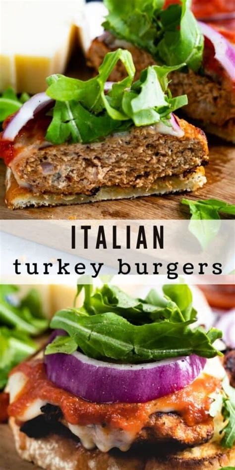 Italian Turkey Burgers Recipe Easy Good Ideas