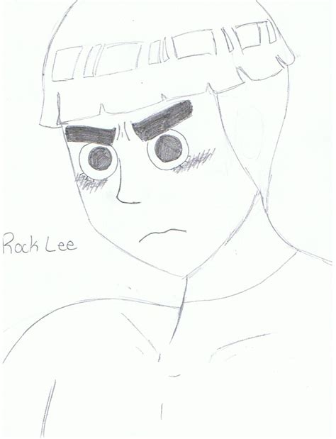 How To Draw Rock Lee