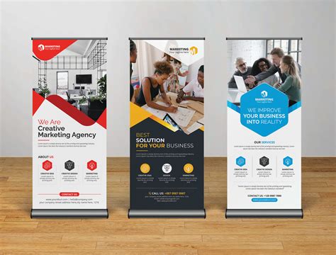 Design A Roll Up Banner Pull Up Event Banner Banner Ads