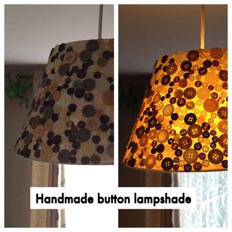 Button Lampshade With Images Button Lampshade Lamp Shades Lamp Shade