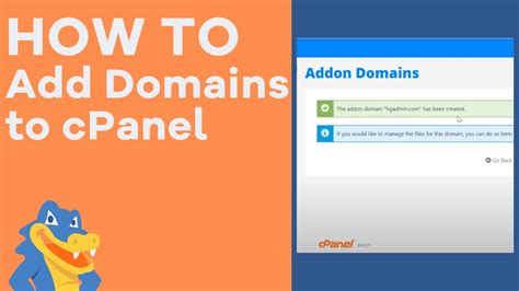 How To Create An Addon Domain Hostgator Cpanel Youtube