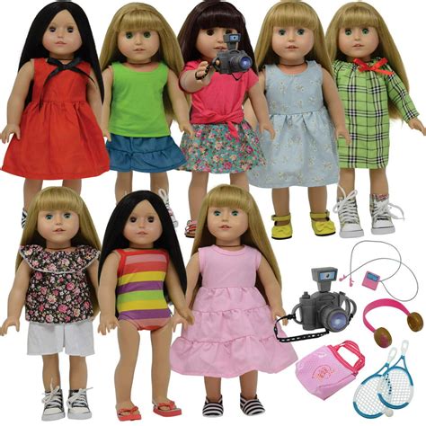 18 inch doll clothes and doll accessories fits american girl doll doll clothing outfits