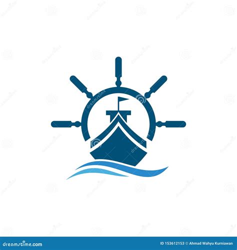 Cruise Ship Logo Stock Vector Illustration Of Icon 153612153