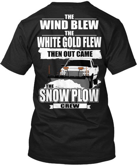 Snow Plow Pick Up Tshirthoodie Snow Plow Snow Equipment Snow