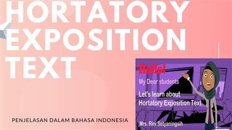 Many elementary reading programs, conveying meanings readers in schools today interact with traditional texts that contain multimodal. HORTATORY EXPOSITION TEXT# Materi Bahasa Inggris SMA - YouTube