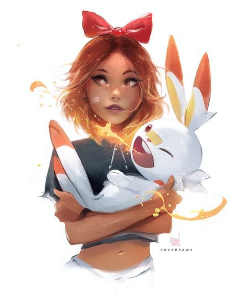 And Last But Not Least Scorbunny Heres The Final Piece To The Pokémon Starters Series I Drew