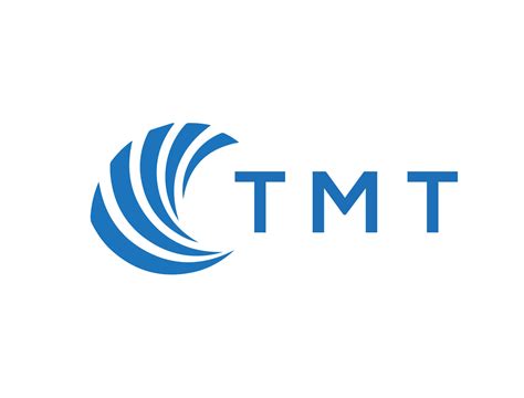 Tmt Letra Logo Diseño En Blanco Antecedentes Tmt Creativo Circulo Letra Logo Concepto Tmt