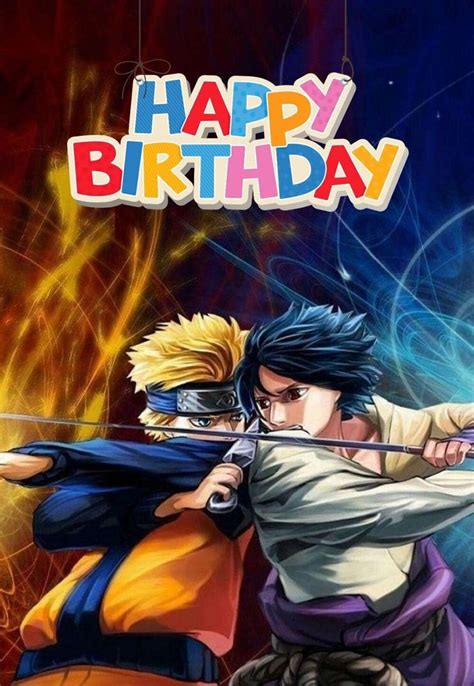 Birthday Card Printable Naruto Birthday Birthday Cards