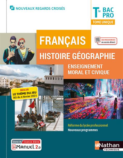 Français Histoire Géographie Emc Tle Bac Pro Livre Licence