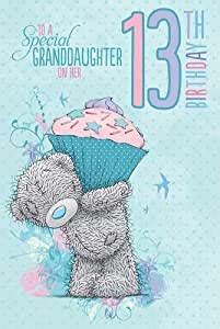 Whether you are looking for something cute or funny, we have just the right birthday card. Granddaughter 13th Birthday Me to You Bear Card: Amazon.co ...
