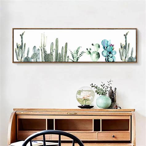 Pastoralism Style Cactus Green And Exuberant Modern And Concise